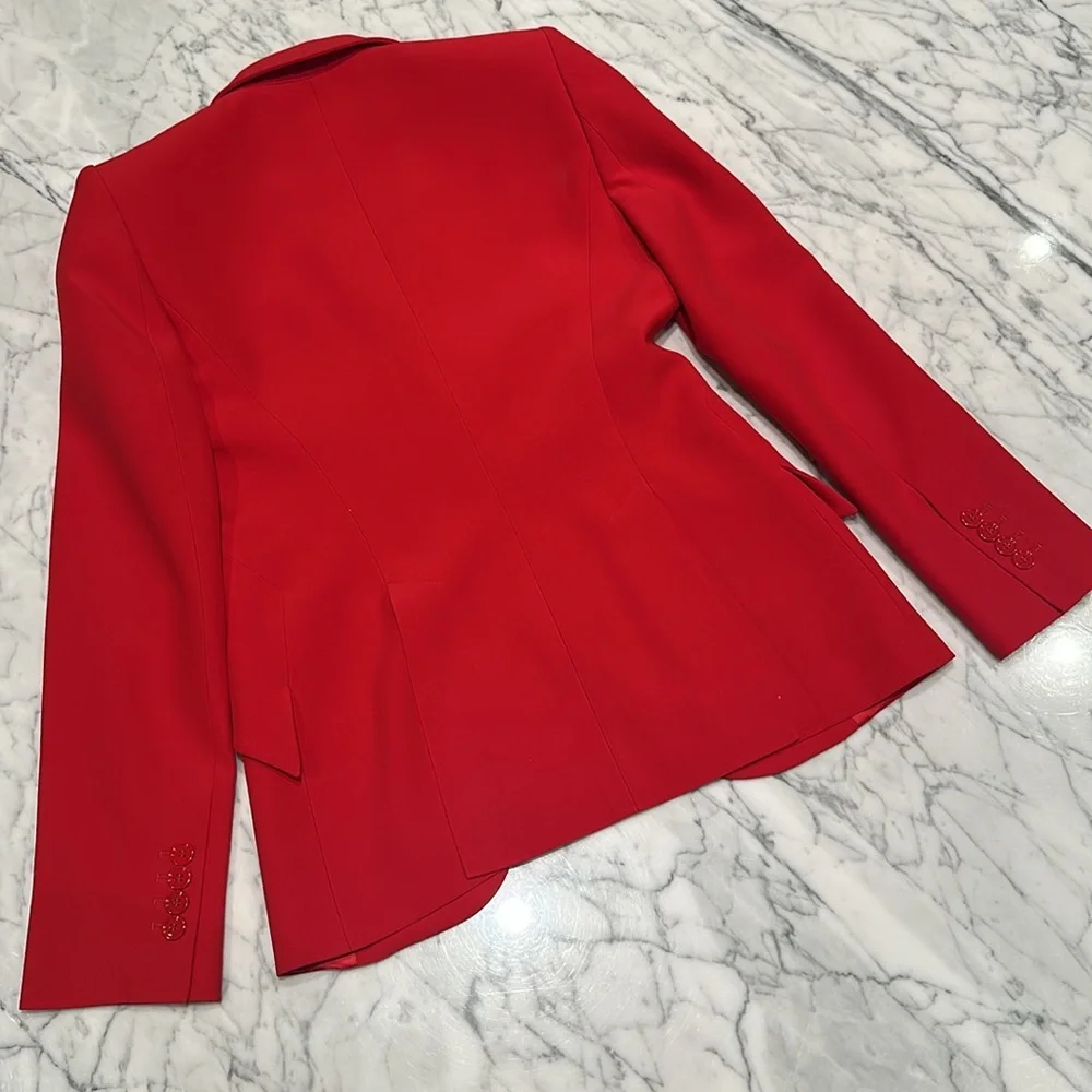 McQueen Alexander McQueen Leaf Crepe Jacket